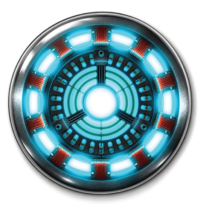IRON MAN TONY STARK ARC REACTOR BUTTON 3\ IRON MAN TONY STARK ARC REACTOR BUTTON 3\