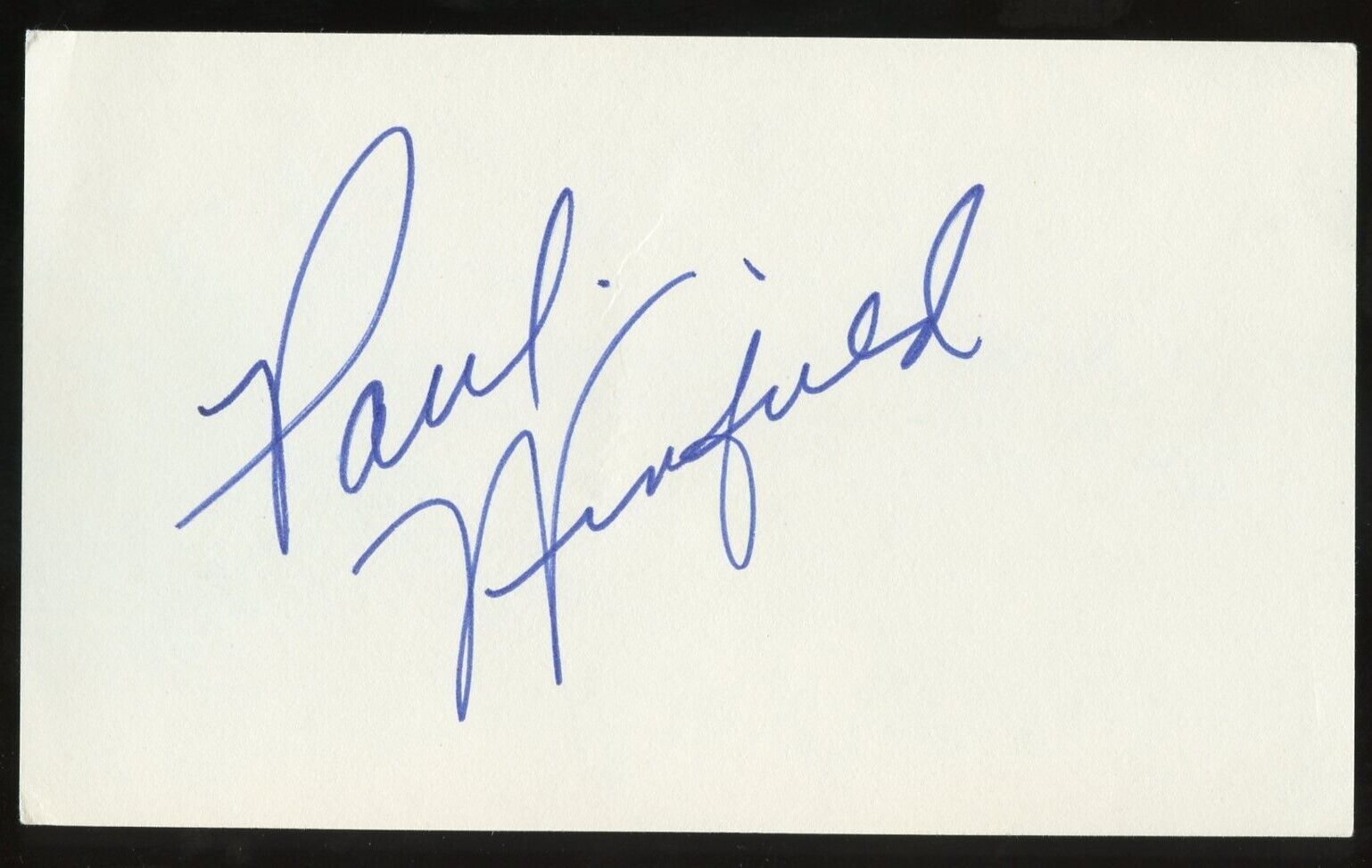 Paul Winfield d2004 signed autograph 3x5 Cut American Actor in film Sounder