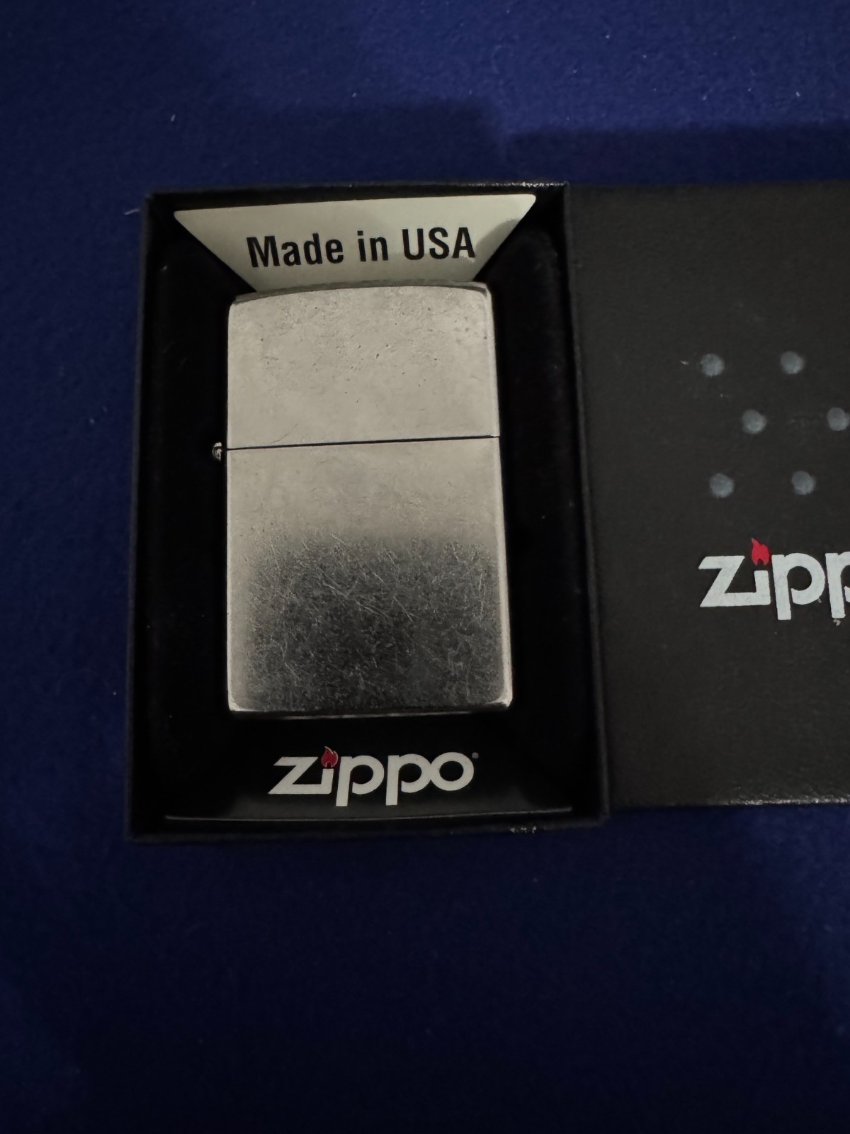 Genuine Zippo Lighter 207 Regular Street Chrome Made in USA New in Box Genuine Zippo Lighter 207 Regular Street Chrome Made in USA New in Box