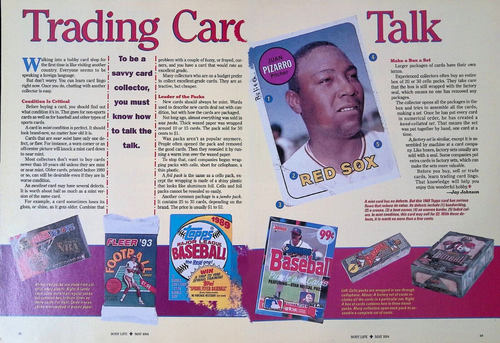 1989 Tops Baseball Cards Donruss Fleer 1990s Vtg Print Ad 16x11 Wall Poster Art