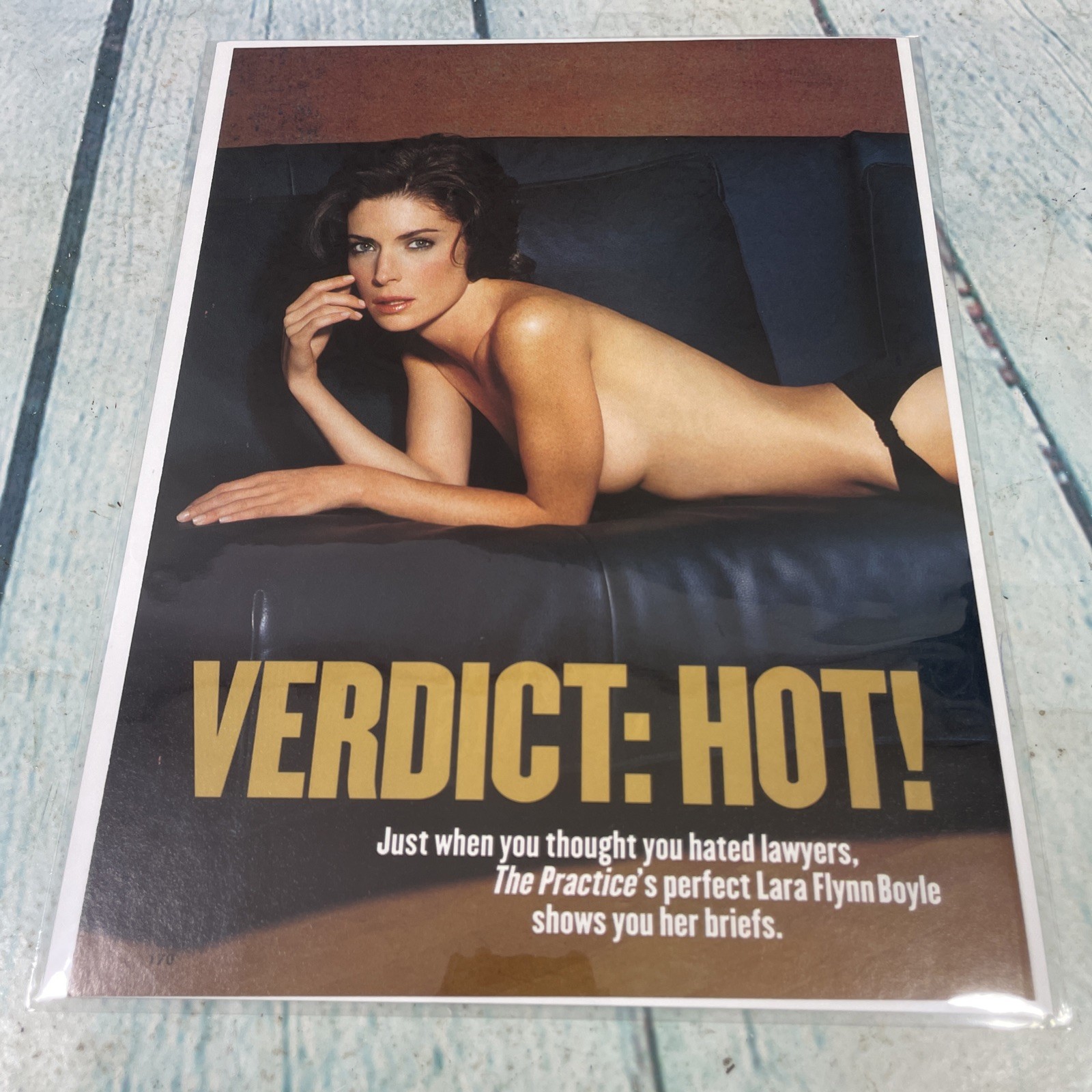 1999 Sexy Lara Flynn Boyle Hot Body Vtg Print Ad/Poster Pinup Art Magazine Page 1999 Sexy Lara Flynn Boyle Hot Body Vtg Print Ad/Poster Pinup Art Magazine Page