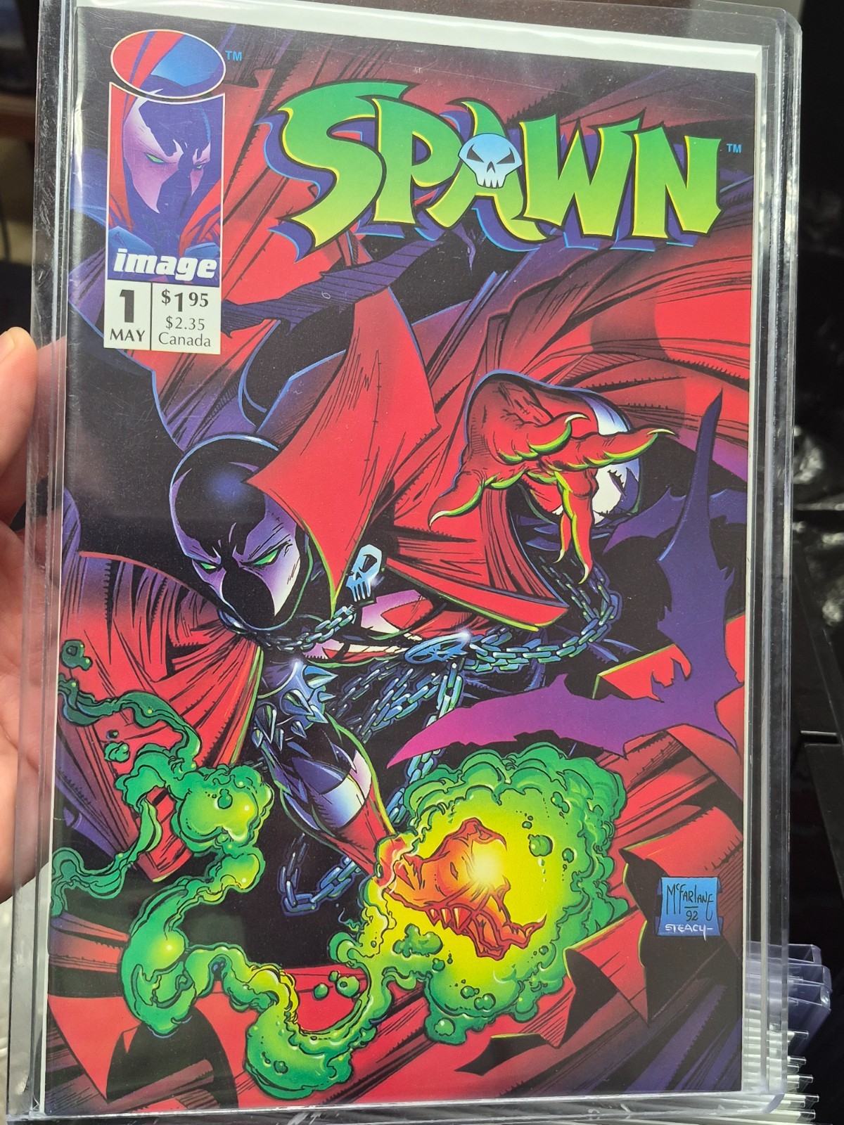 Image Spawn 1 Todd McFarlane NM 1992 Image Spawn 1 Todd McFarlane NM 1992