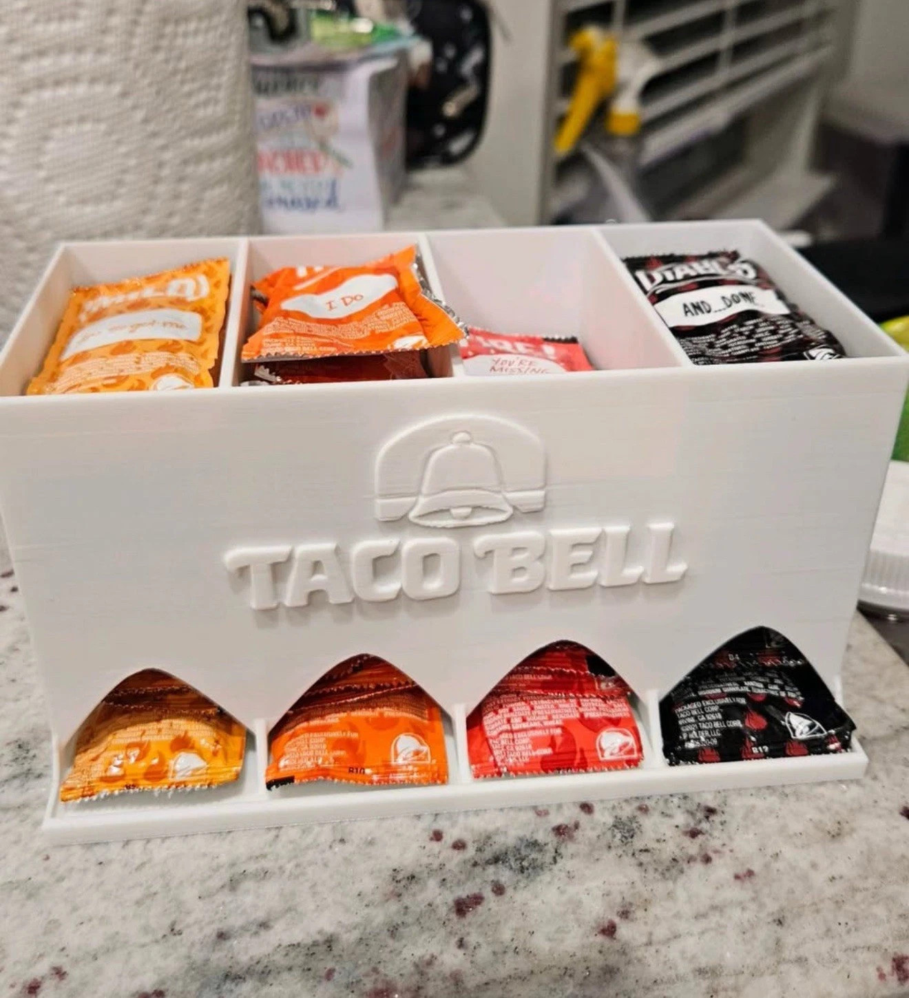 Taco Bell Sauce Organizer Holder