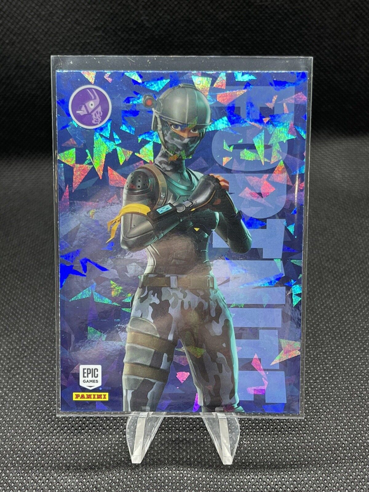 2021 Panini Fortnite Series 3 - ELITE AGENT - Cracked Ice - EPIC Outfit #129 SSP