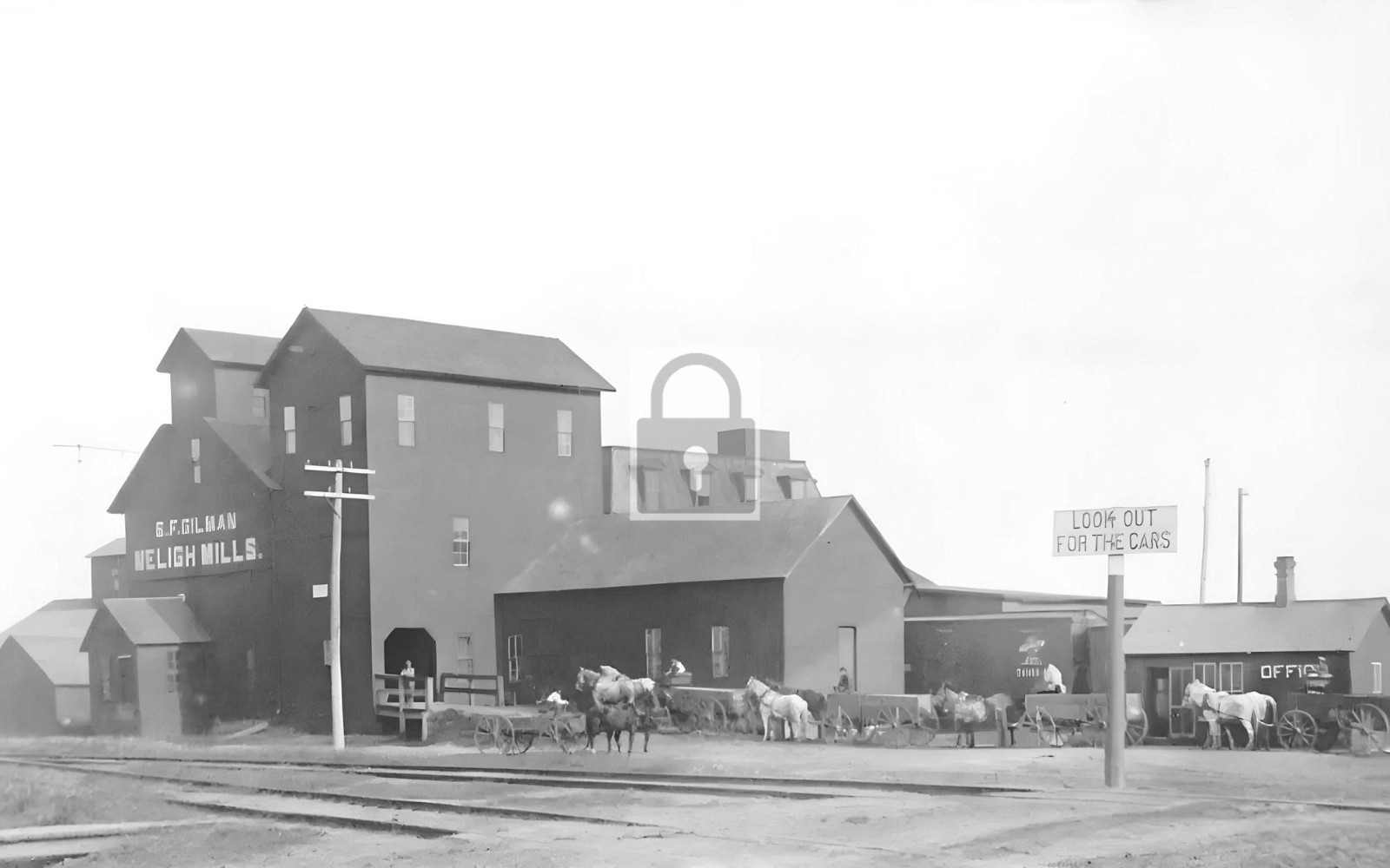S F Gilman Flour Mills Neligh Nebraska NE - Reprint S F Gilman Flour Mills Neligh Nebraska NE - Reprint