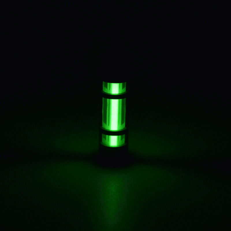3x22.5mm Glass Tube w/Titanium Enclosure Night Luminous 25 Years Lamp Tube 1pc