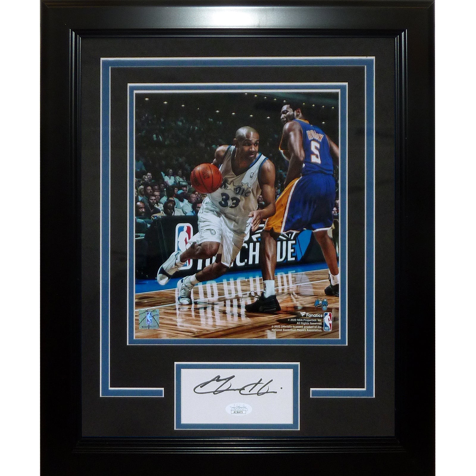 Grant Hill Autographed Orlando Magic Signature Series Frame - JSA Grant Hill Autographed Orlando Magic Signature Series Frame - JSA