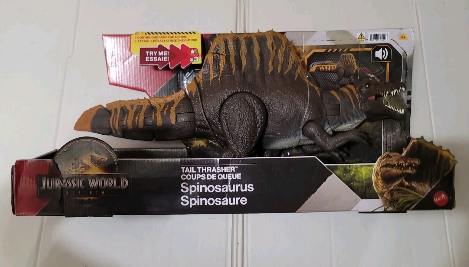 Jurassic World Rebirth Tail Thrasher Spinosaurus Mattel 2024 💥Brand New💥