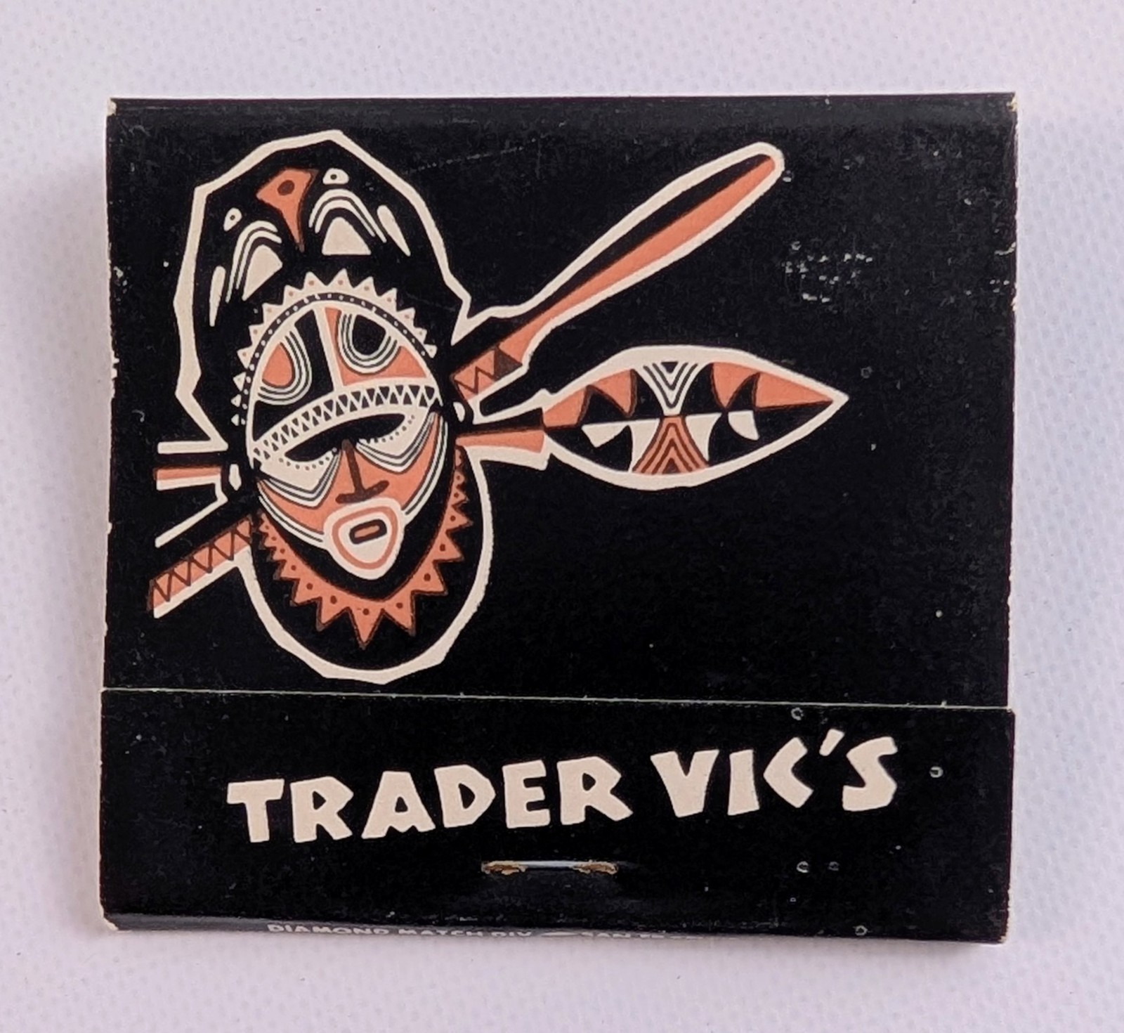 Vintage Trader Vic\'s Atlanta Hilton Hotel Tiki Bar Full Matchbook Matches