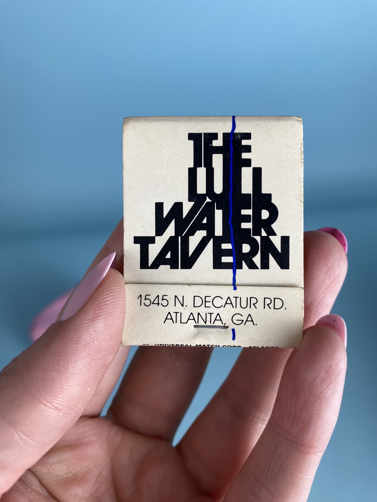 Vintage Georgia Matchbook: “The Lull Water Tavern” Atlanta, GA Vintage Georgia Matchbook: “The Lull Water Tavern” Atlanta, GA