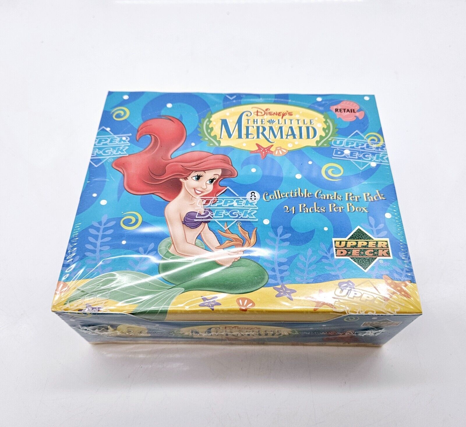 1997 Upper Deck Disney Little Mermaid Factory Sealed Box 24 Packs New
