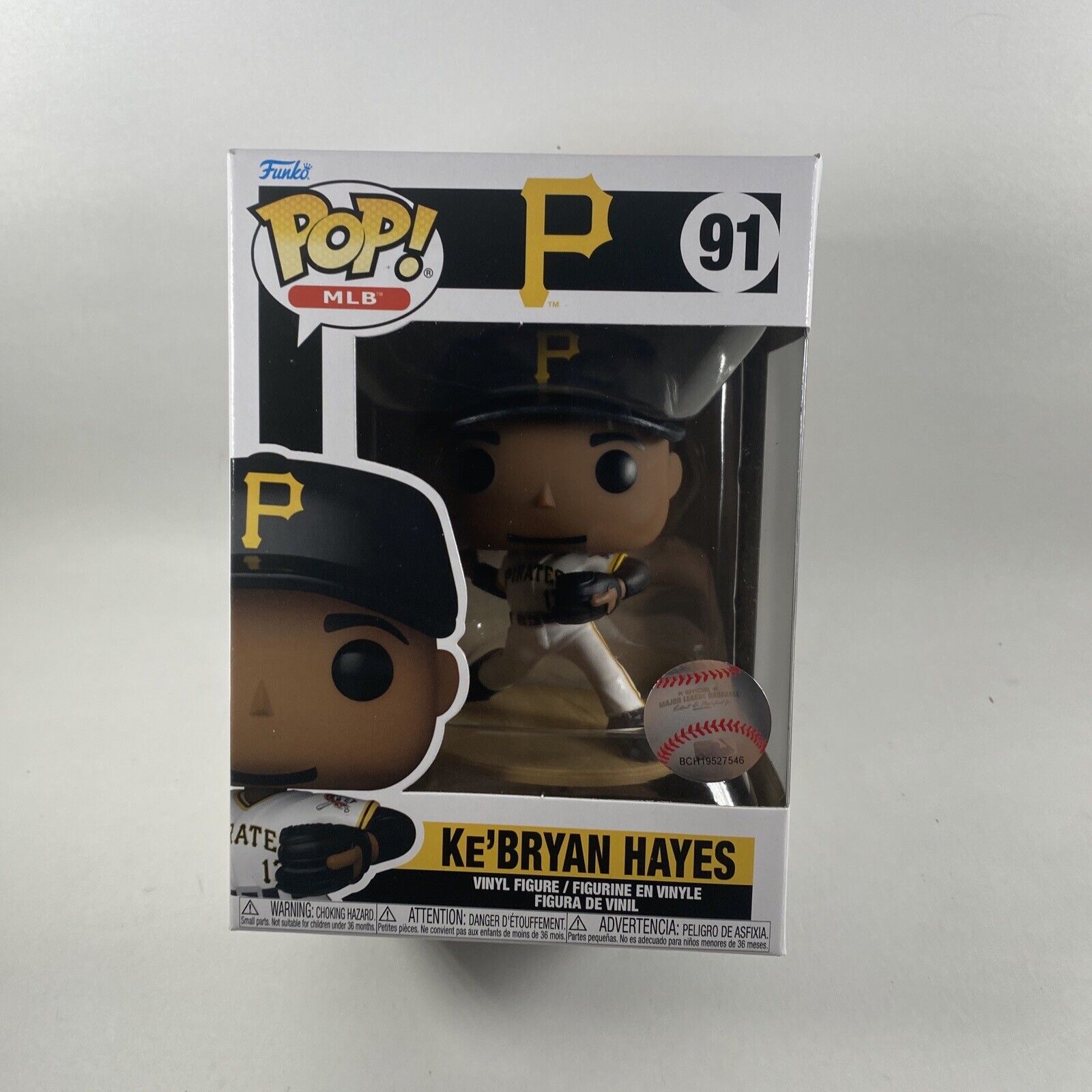 Ke\'Bryan Hayes (Pittsburgh Pirates) MLB Funko Pop #91 w/ Protector