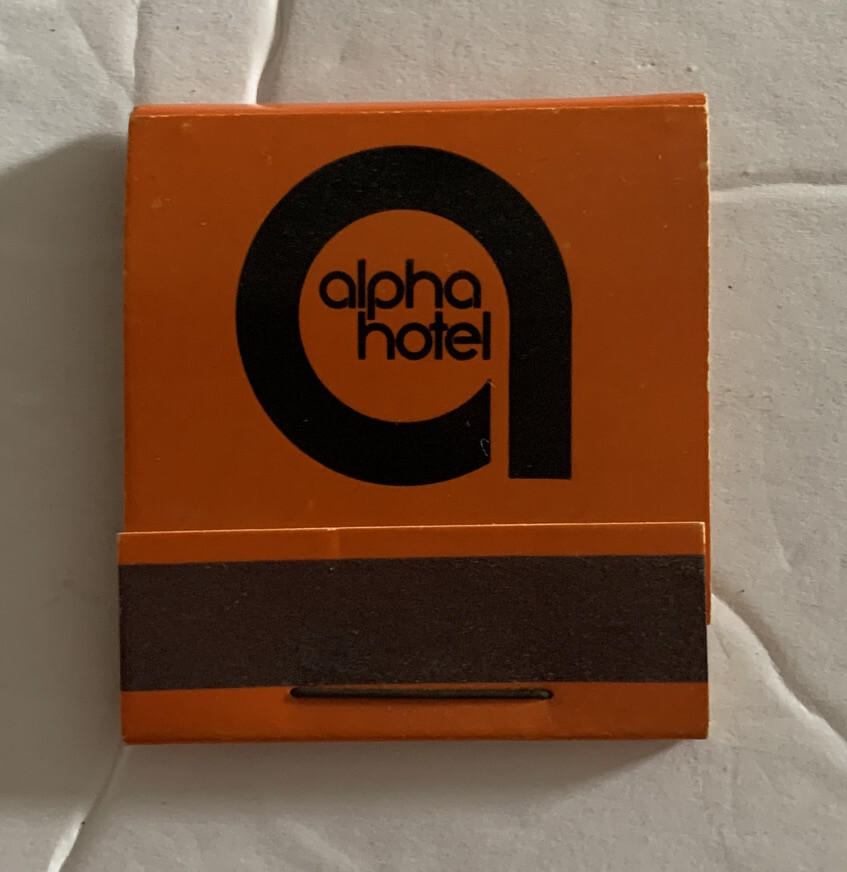 Alpha Hotel Atria Lucifers Amsterdam Vintage Matchbook Collectible Complete