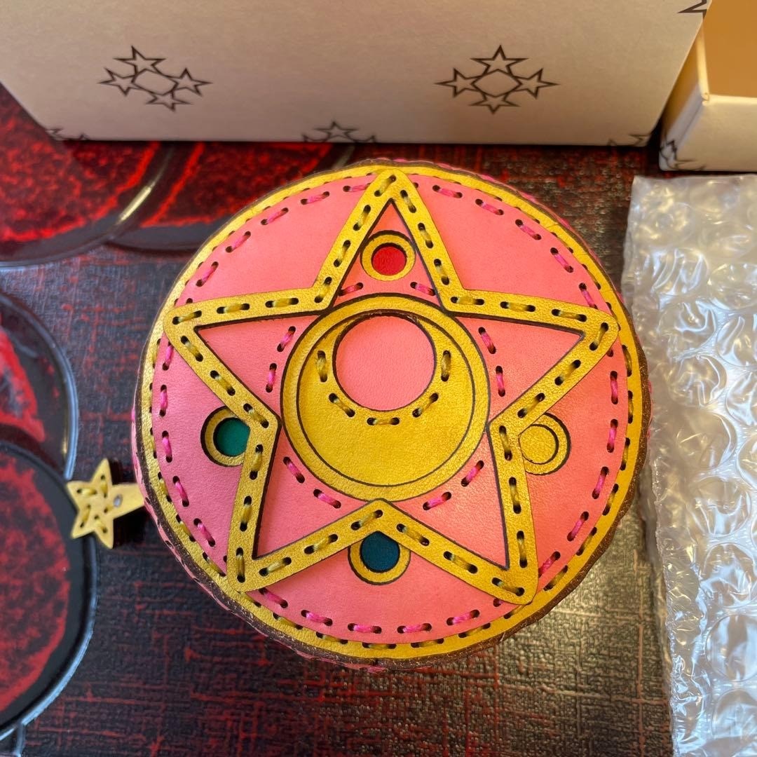 Sailor Moon Ojaga Design Crystal Star Compact Coin Case Bandai New Sailor Moon Ojaga Design Crystal Star Compact Coin Case Bandai New