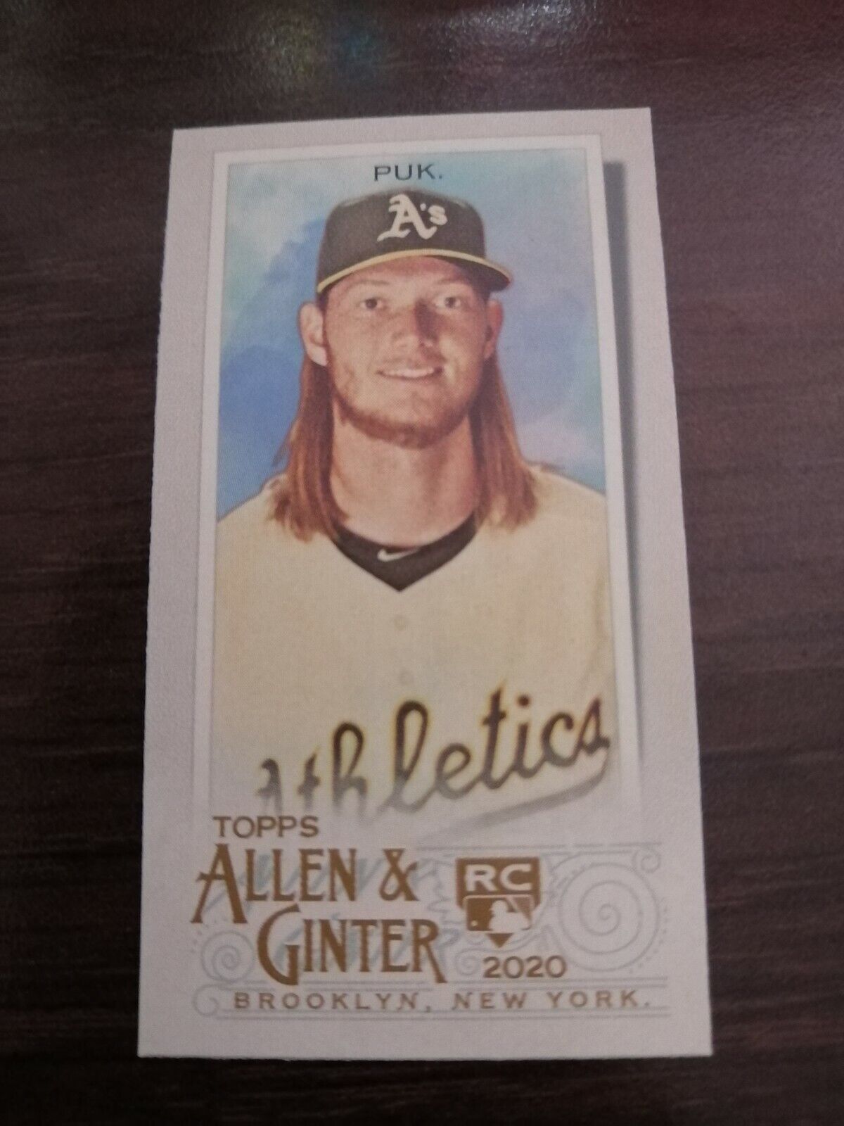 2020 Topps Allen And Ginter A.J. Puk Mini A&G Back #226