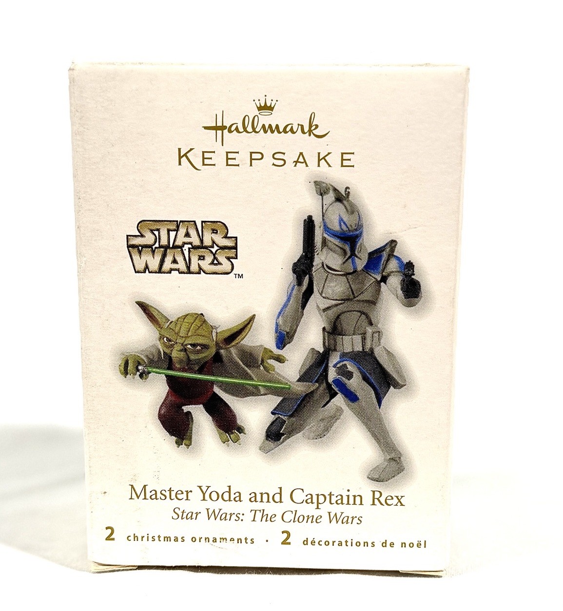 NEW Star Wars Master Yoda and Captain Rex Hallmark Keepsake Ornaments NEW Star Wars Master Yoda and Captain Rex Hallmark Keepsake Ornaments