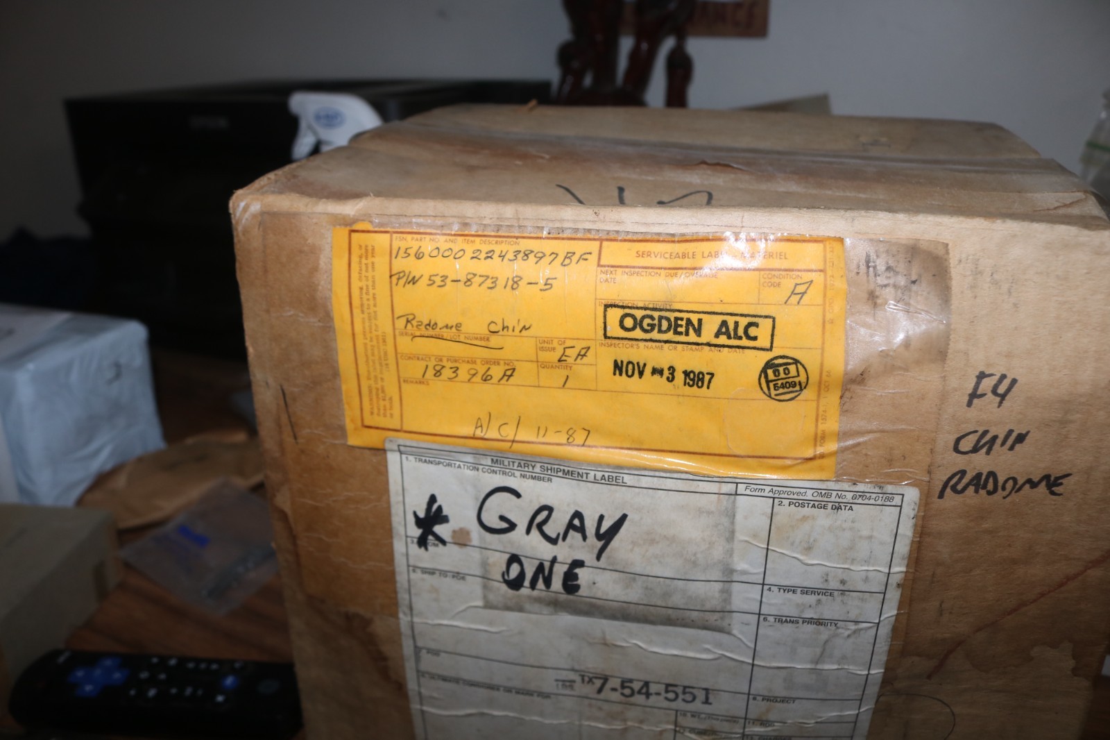 NOS HTF Vintage F-4 Phantom II nose / chin radome PN 53-87318-5 NOS HTF Vintage F-4 Phantom II nose / chin radome PN 53-87318-5