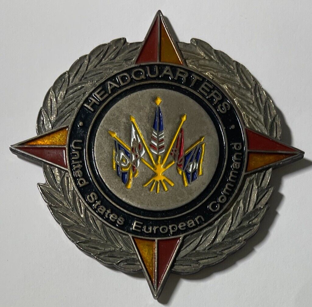 Headquarters United States European Command pin Used P16
