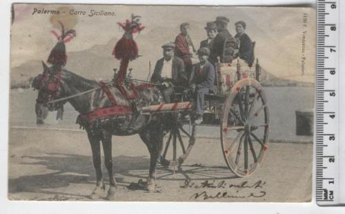 Postcard Sicily - Palermo Sicilian Car - PA 1873