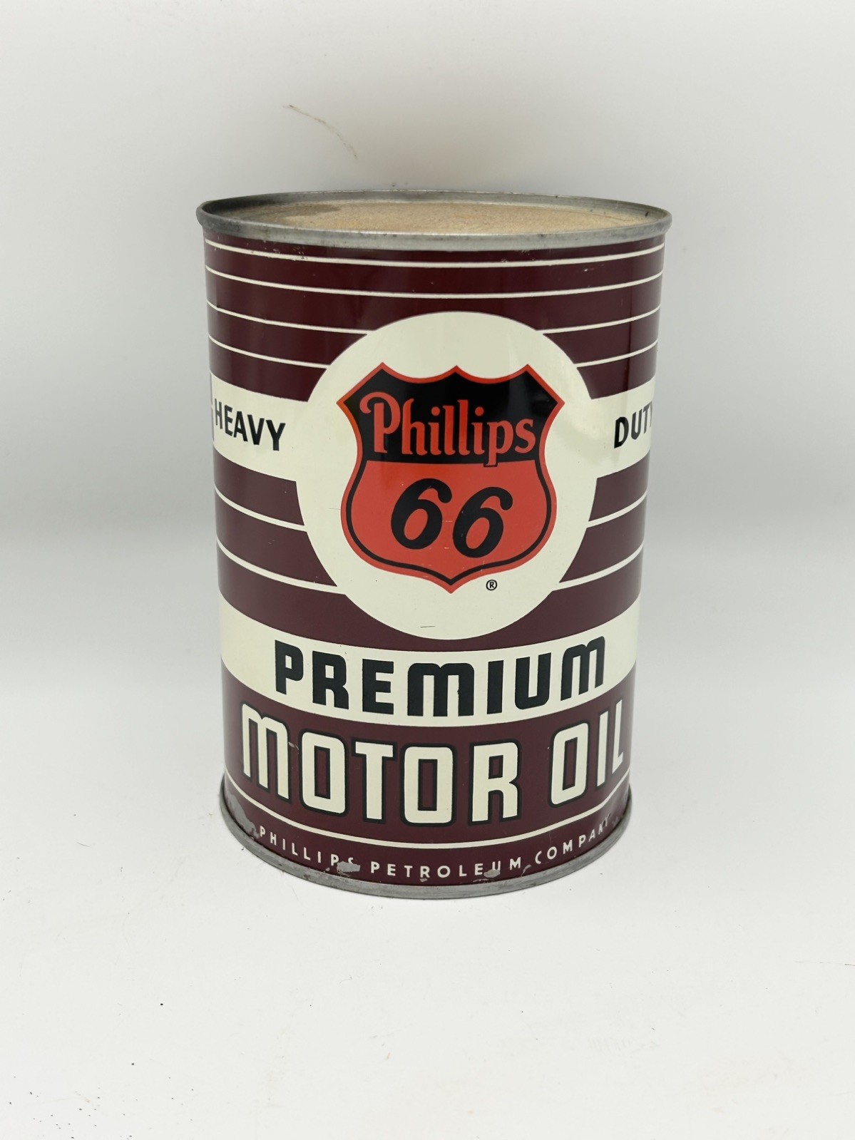 Vintage Phillips 66 Premium Motor Oil 1 Quart Advertising Lithograph Gas Can Vintage Phillips 66 Premium Motor Oil 1 Quart Advertising Lithograph Gas Can