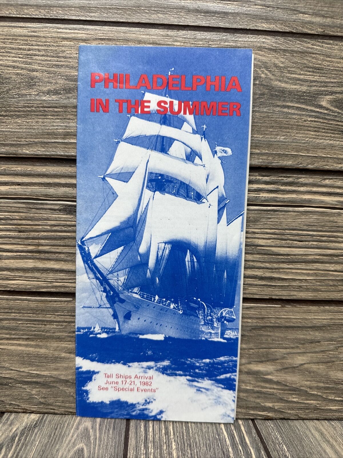 Vtg Philadelphia in the Summer Brochure 1982 Advertisement 