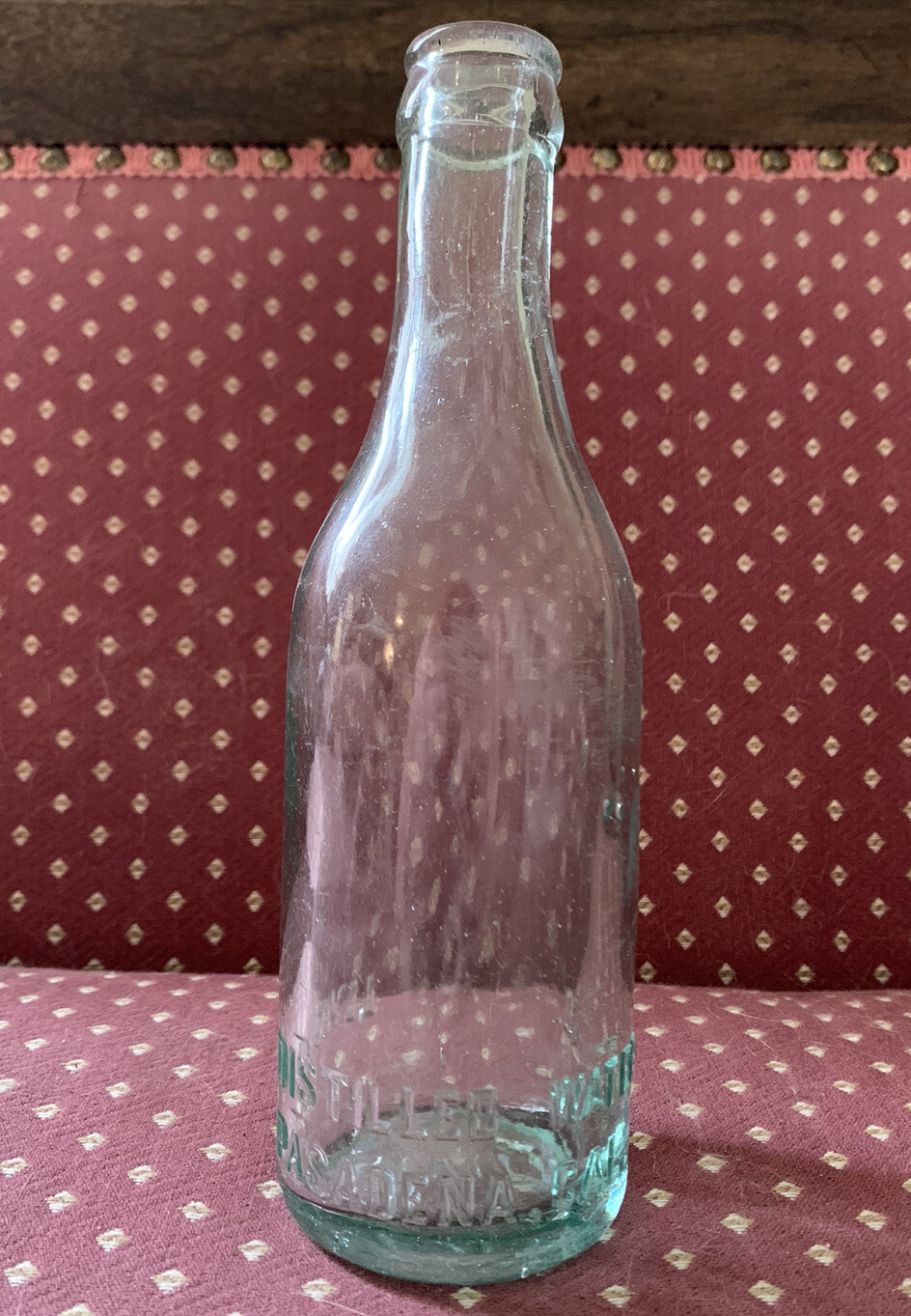 Rare Liviti Distilled Water Pasadena California BIM Crown Soda Bottle Rare Liviti Distilled Water Pasadena California BIM Crown Soda Bottle