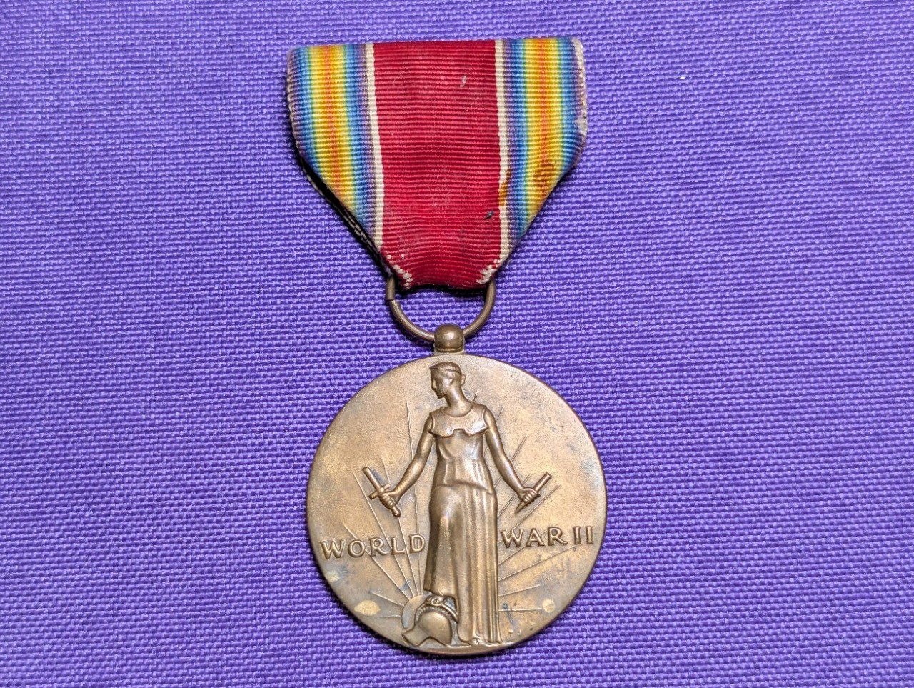 WWII WW2 U.S. World War II Victory Medal 