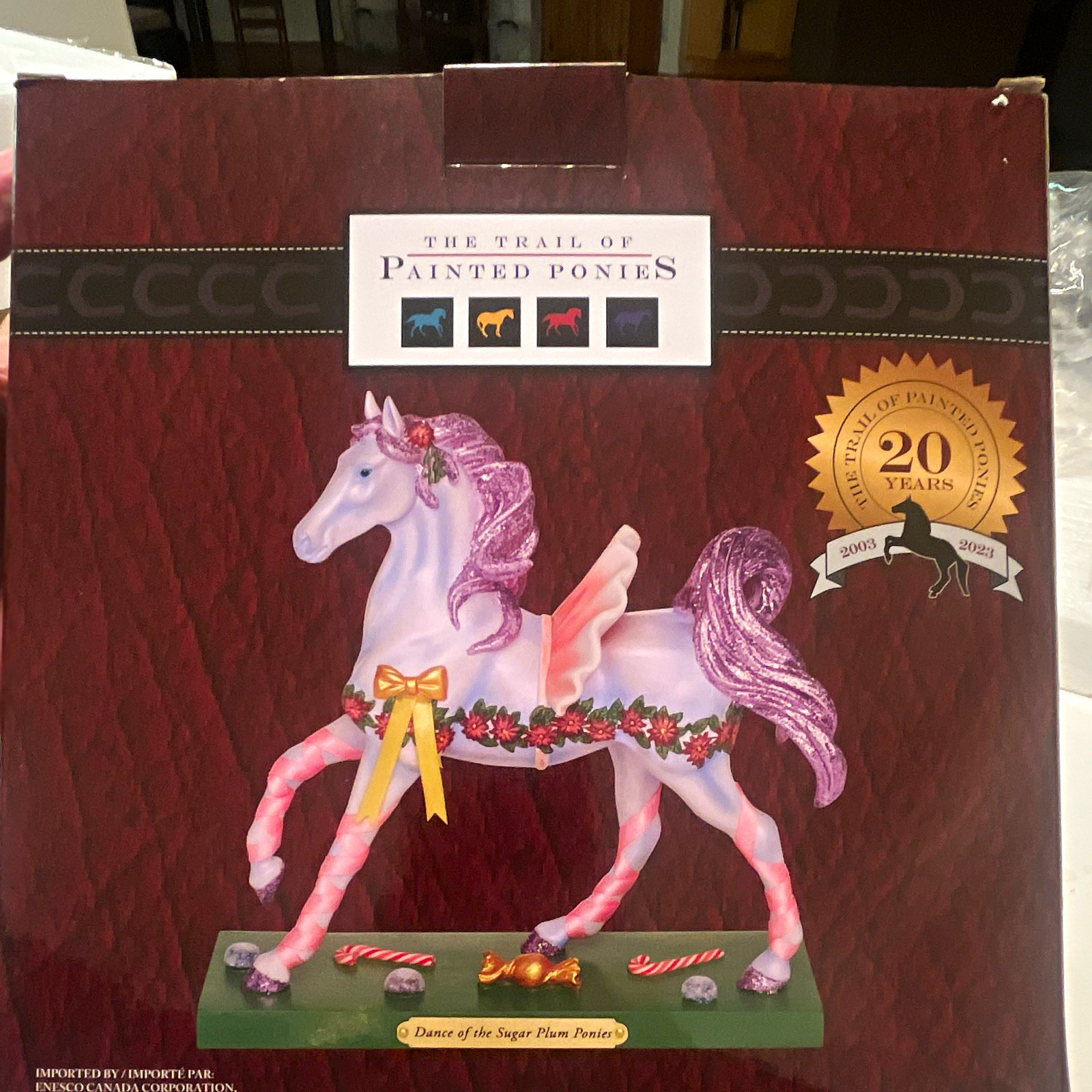 Trail of Painted Ponies Dance of the Sugar Plum Ponies Resin Horse Figurine Trail of Painted Ponies Dance of the Sugar Plum Ponies Resin Horse Figurine