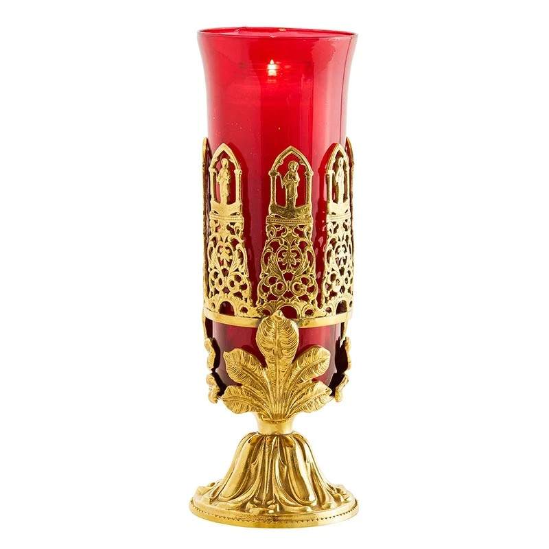 Sanctuary Lamps, All Saints Sanctuary Light with Red Glass Globe 13'' High Sanctuary Lamps, All Saints Sanctuary Light with Red Glass Globe 13'' High