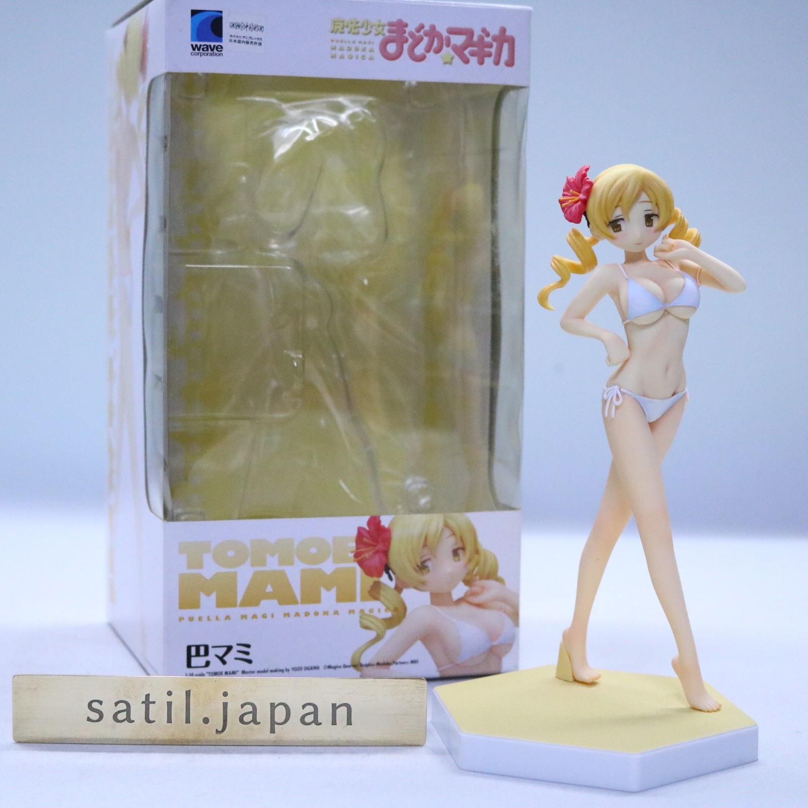 [USED] WAVE BEACH QUEENS Puella Magi Madoka Magica Mami Tomoe 1/10 Figure