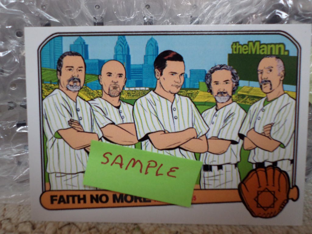 FAITH NO MORE CONCERT CARD