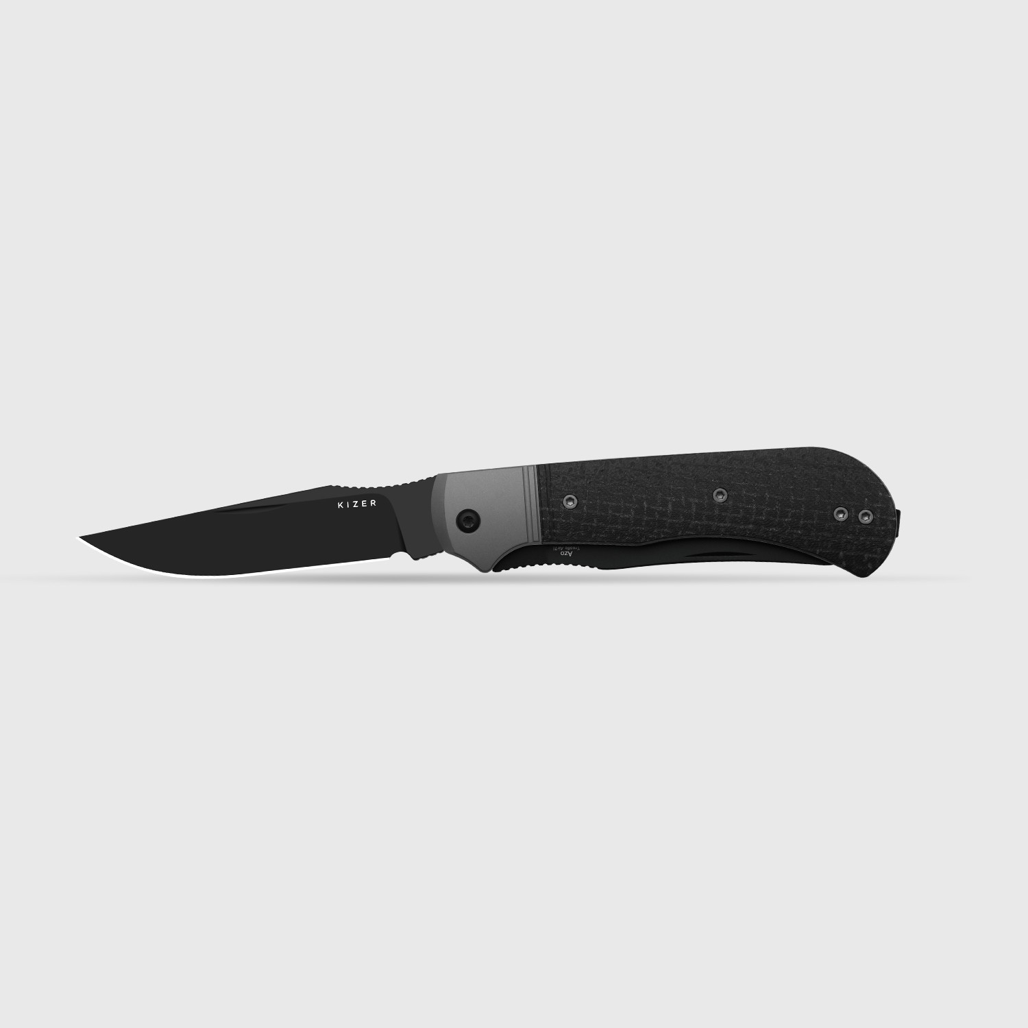 Kizer Trestle TP AirTi  Folding Knife BD1N Blade Aluminum & Micarta Handle