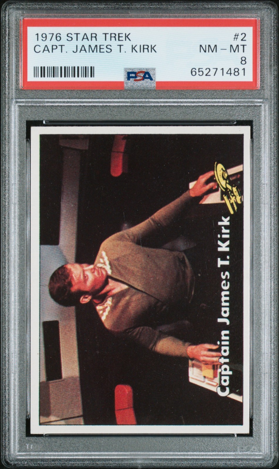 1976 Star Trek #2 Captain James T. Kirk PSA 8 NM-MT 1976 Star Trek #2 Captain James T. Kirk PSA 8 NM-MT