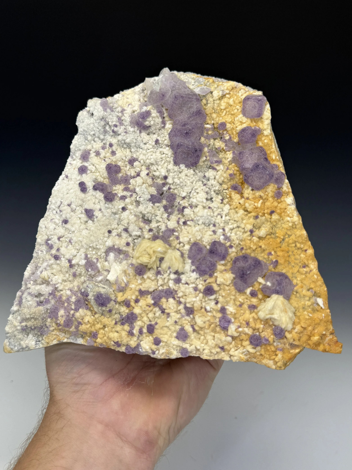 Fluorite, Baryte, De\'an Fluorite Mine, Wushan, De\'an County, Jiangxi Province