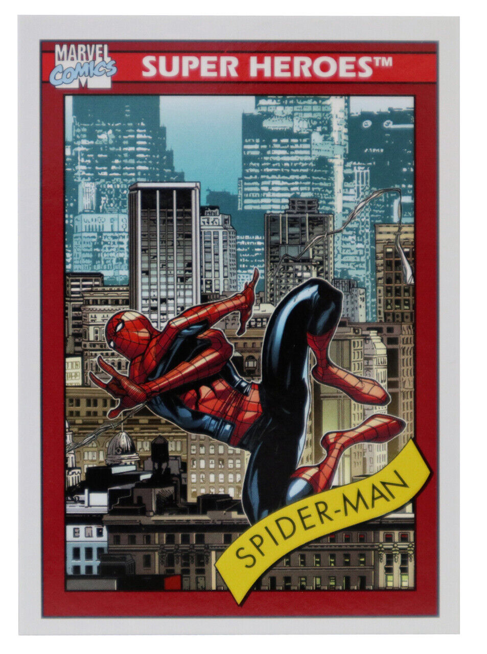 2013 Fleer Marvel Retro Spider-Man 1990 Marvel Universe Impel Insert Card #20