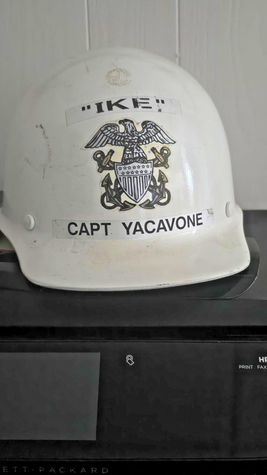 Vintage NAVY HARD HAT CAPTAIN A FLIGHT SURGEON & JET PILOT AVIATOR 1 of A Kind Vintage NAVY HARD HAT CAPTAIN A FLIGHT SURGEON & JET PILOT AVIATOR 1 of A Kind