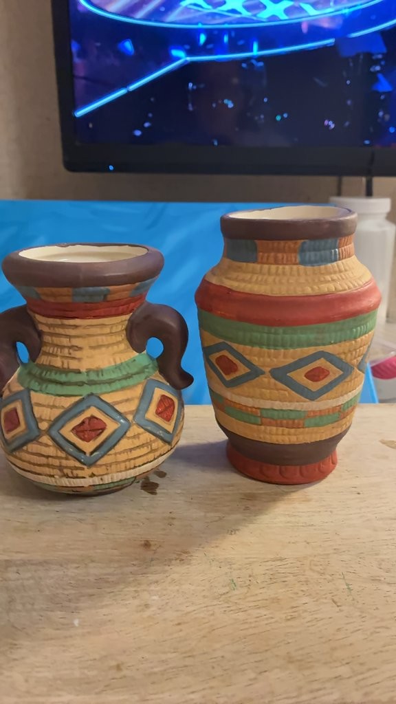 Southwestern Style Ceramic Vases