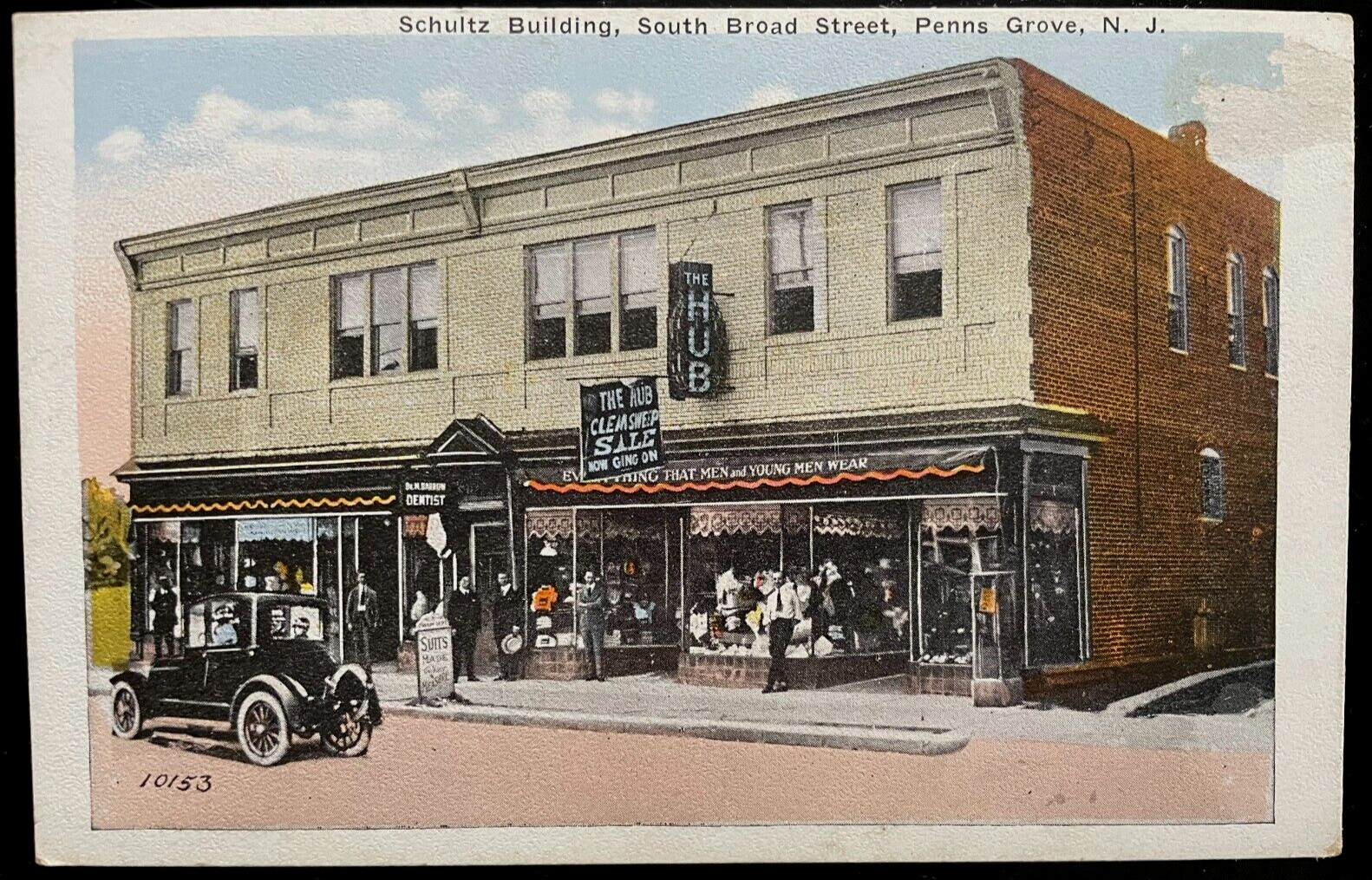 Vintage Postcard 1915-1930 Schultz Building, Penns Grove, New Jersey (NJ) Vintage Postcard 1915-1930 Schultz Building, Penns Grove, New Jersey (NJ)