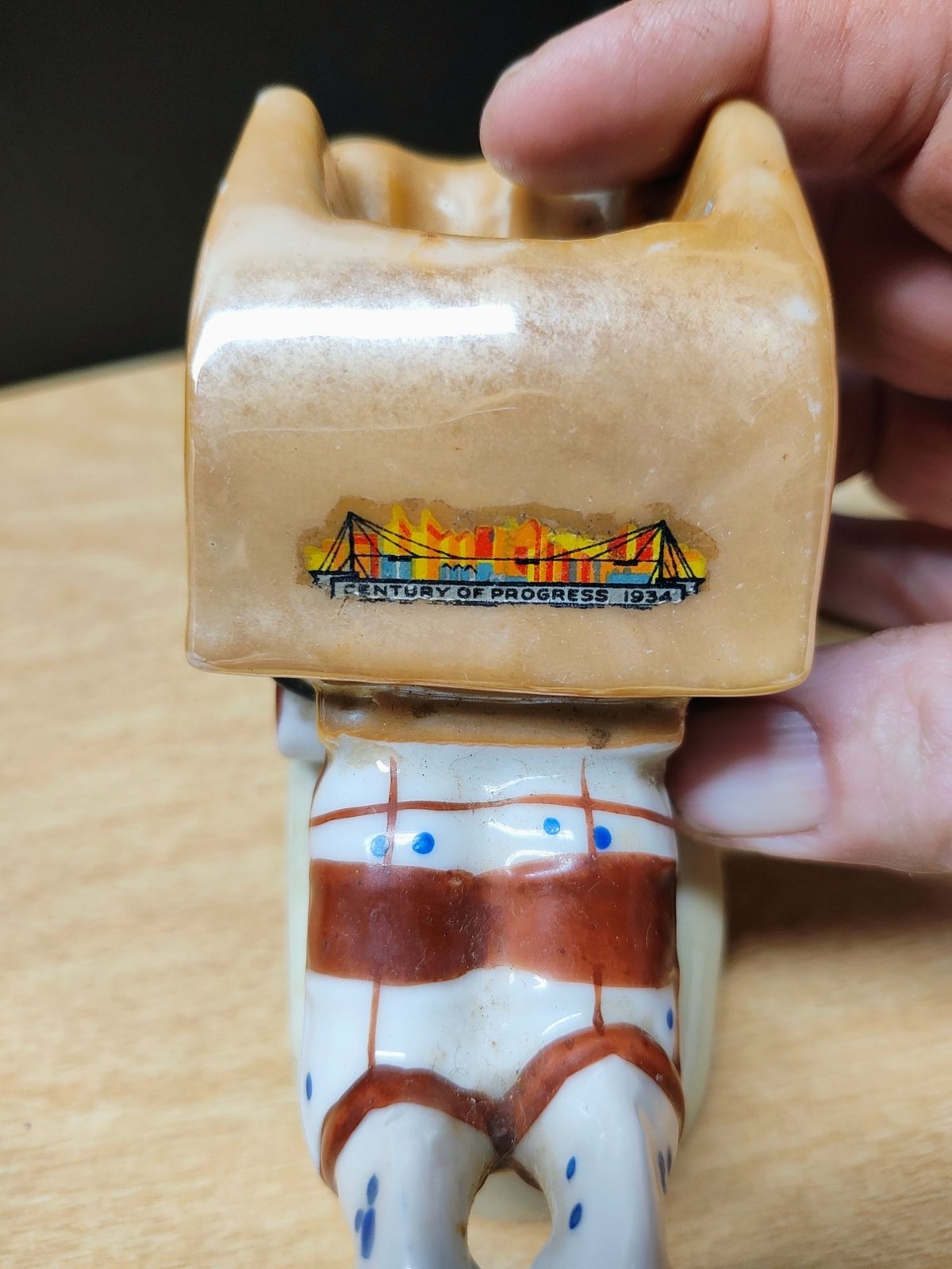 Vintage 1934 Century Of Progress Chicago Worlds Fair Horse And Carriage Ceramic Vintage 1934 Century Of Progress Chicago Worlds Fair Horse And Carriage Ceramic
