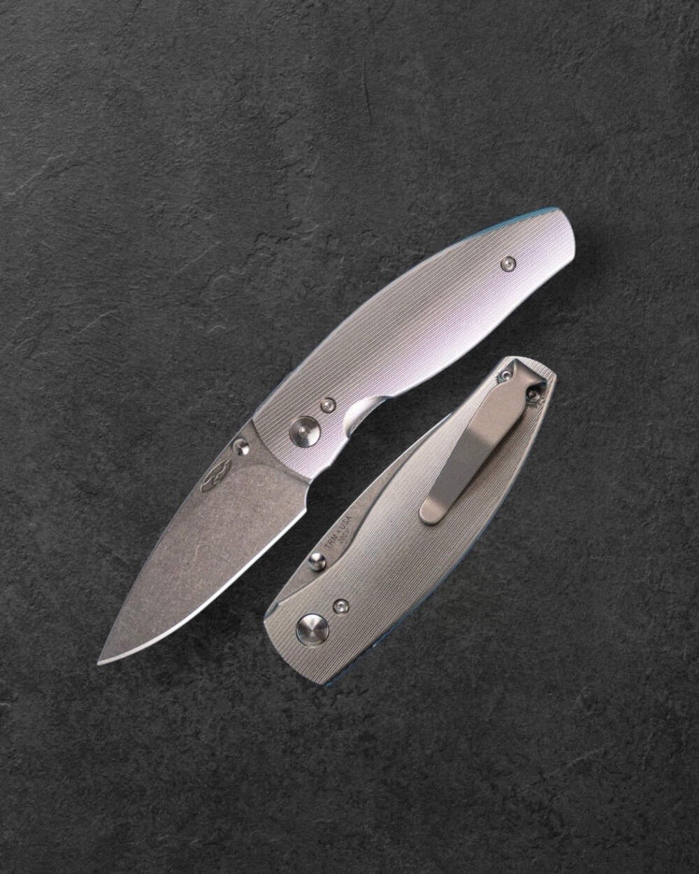 Three Rivers Mfg. (TRM) Neutron 2 - Titanium 3D Contoured PINSTRIPE Handles - 20