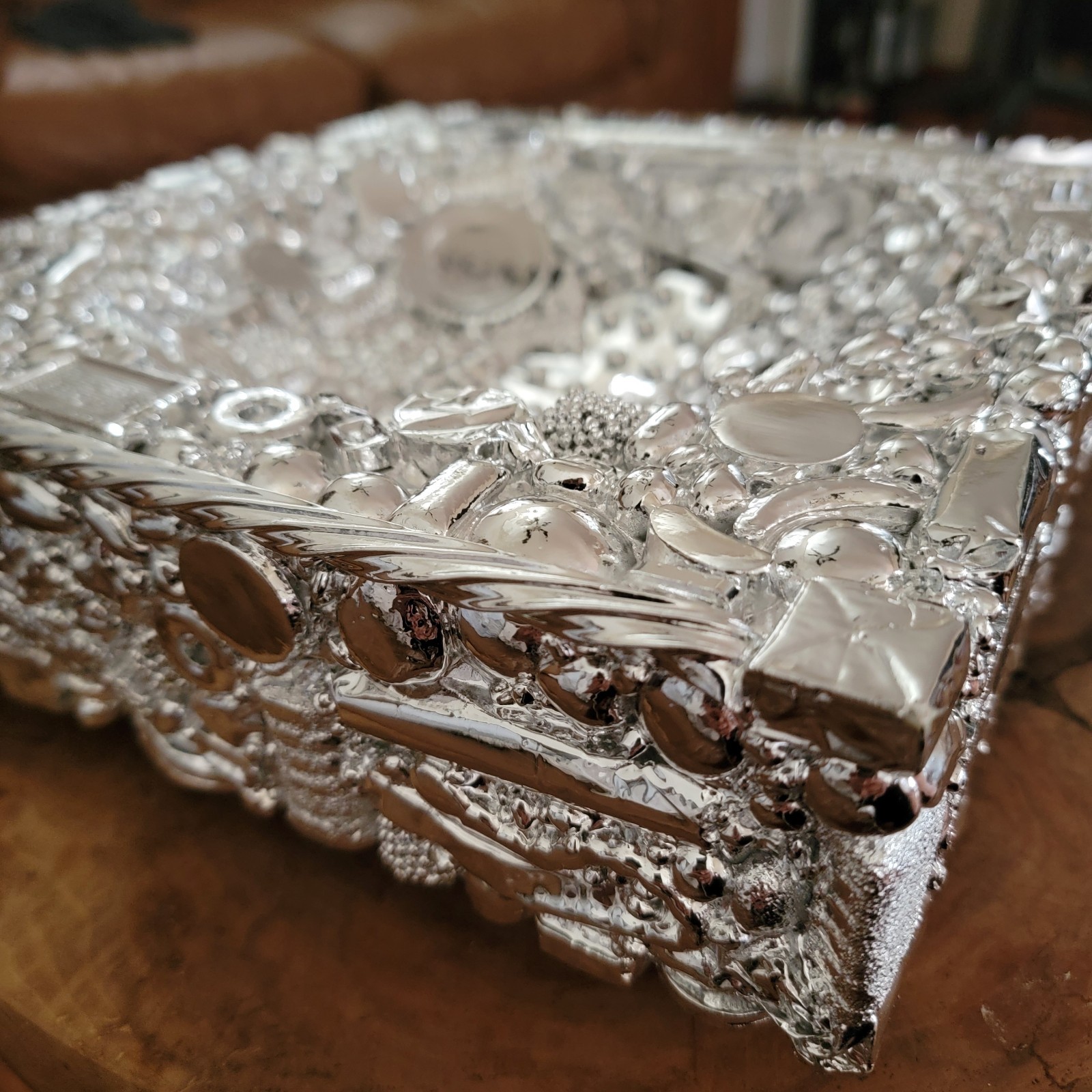 Harry Allen Collectible Silver Candy Dish Reality Series Areaware Statement