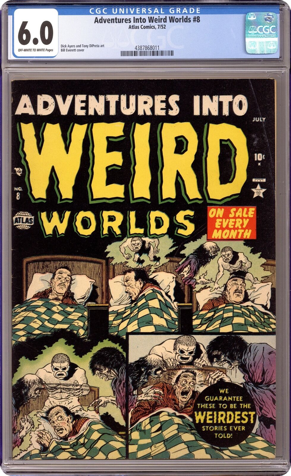 Adventures into Weird Worlds #8 CGC 6.0 1952 4387868011