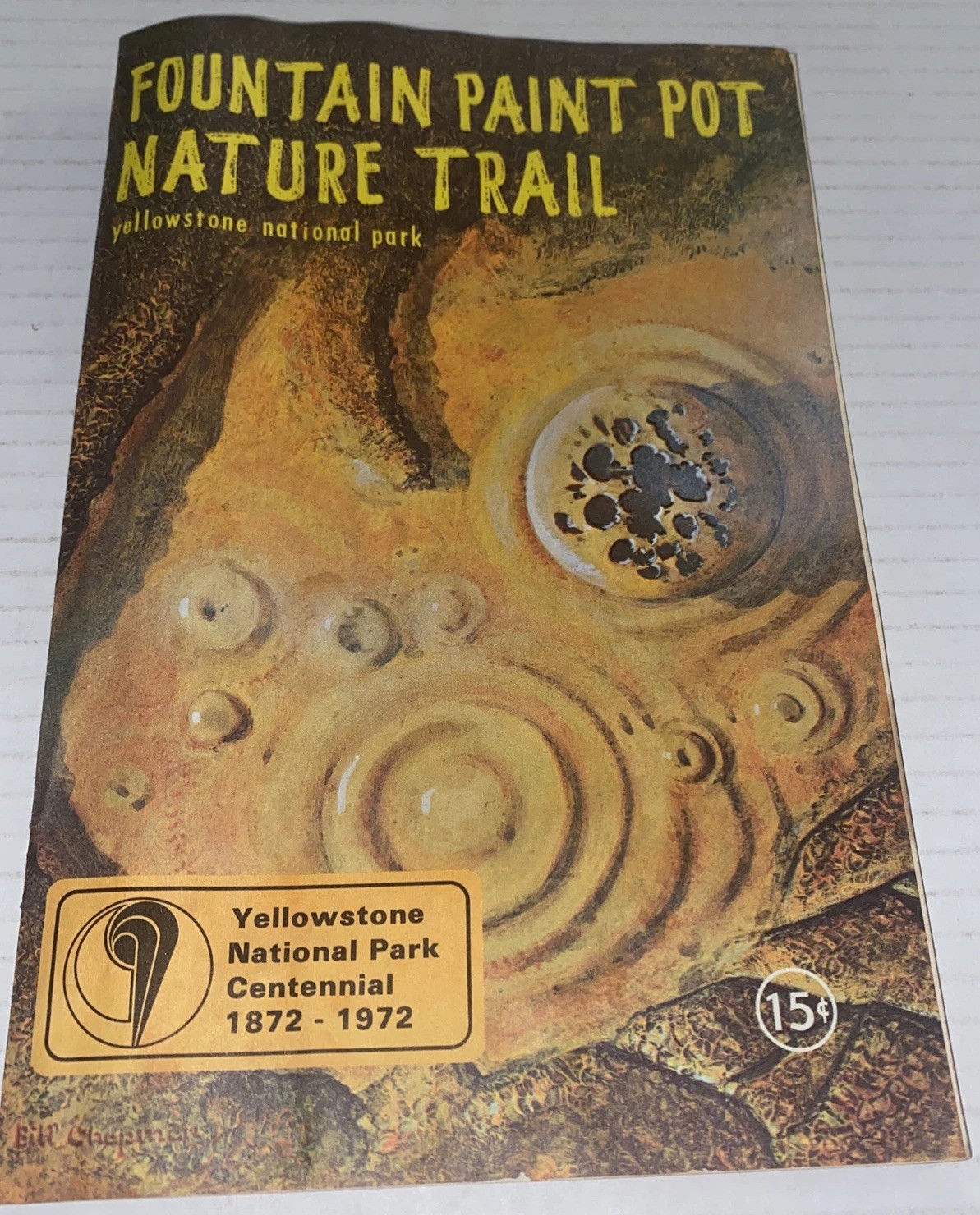 1972 Yellstone National Park Fountain Paint Pot Nature Trail Booklet Geyser VTG 1972 Yellstone National Park Fountain Paint Pot Nature Trail Booklet Geyser VTG