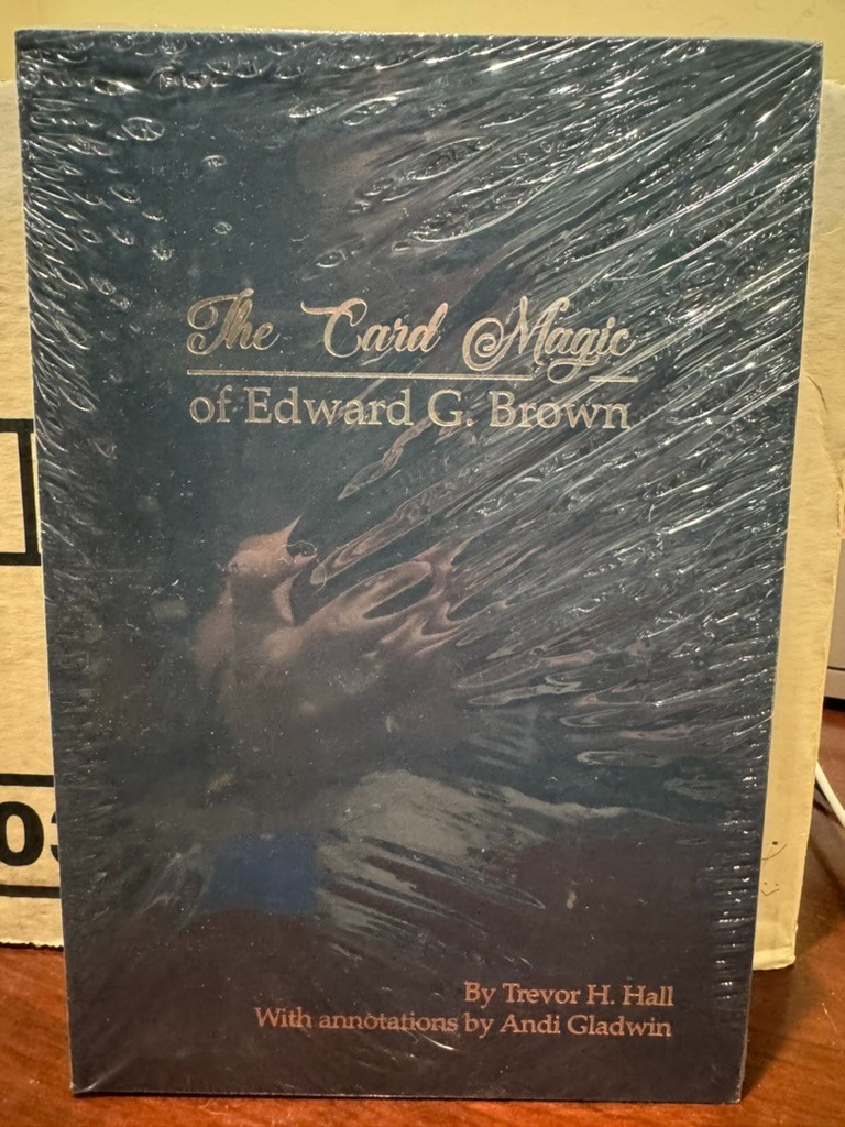 The Card Magic of Edward G. Brown by Trevor Hall NEW & SEALED 2-book Boxed Set
