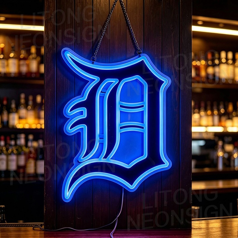 US STOCK Detroit Tigers LED Neon Sign 16