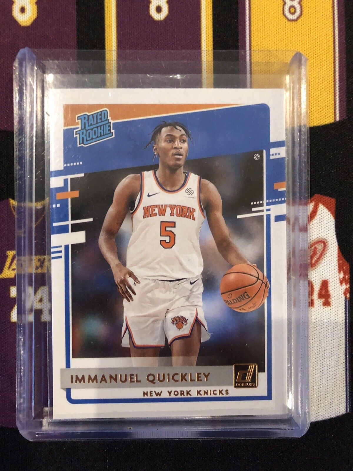 2020-2021 Donruss Immanuel Quickley Rated Rookie # 215 Knicks RC New York NBA