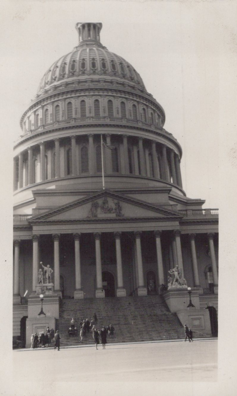 Antique 1927 U.S. Capitol Building Washington D.C. 1927 Original Rare Photo Antique 1927 U.S. Capitol Building Washington D.C. 1927 Original Rare Photo