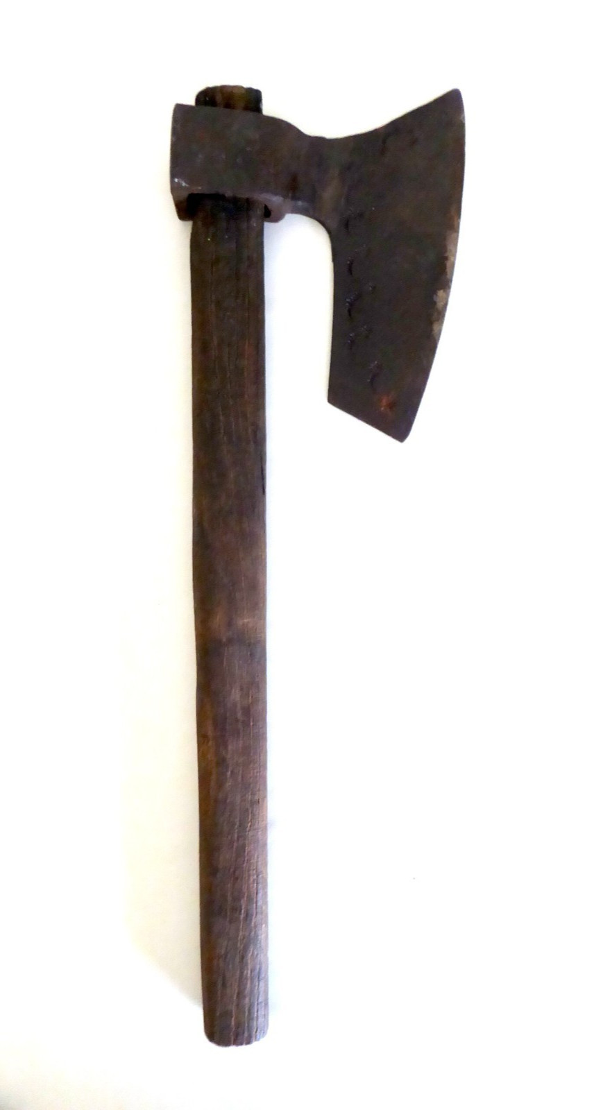 ANTIQUE 1800\'s RUSE JEKLO HEWING GOOSEWING BEARDED BROAD AXE w/ MAKERS MARK