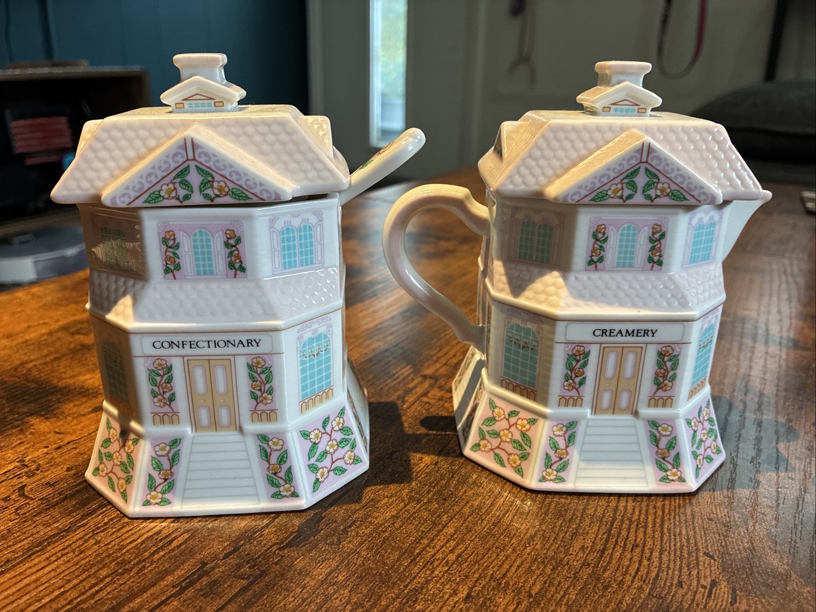 Vintage Lenox Village Confectionary & Creamery Set - Original 1991 Edition Mint Vintage Lenox Village Confectionary & Creamery Set - Original 1991 Edition Mint