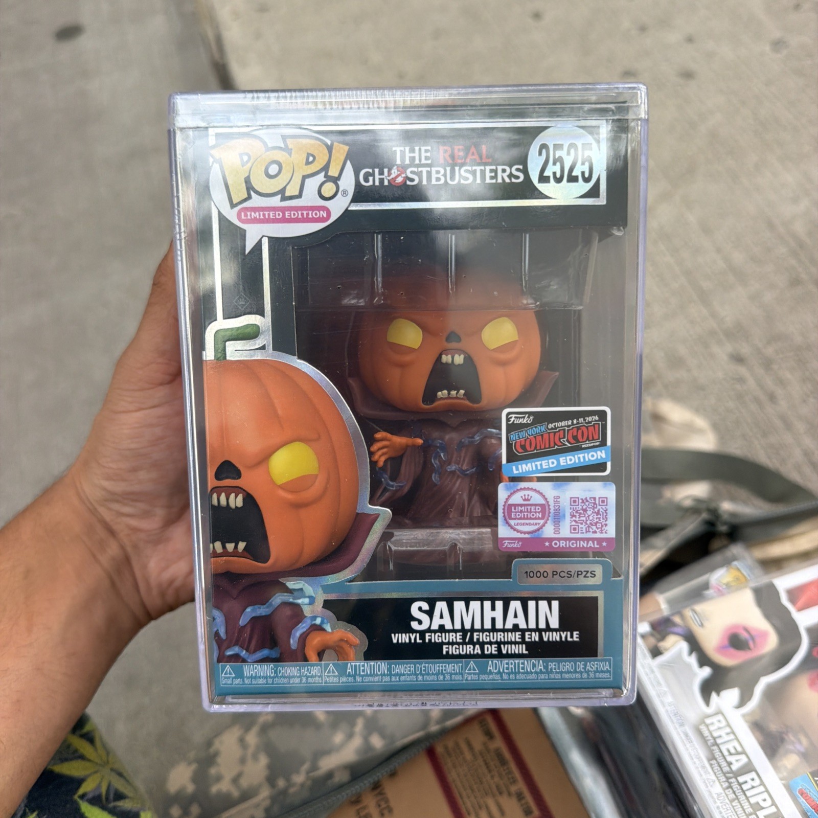 Funko Pop NYCC 2026 The Real Ghostbusters Samhain #2525 Official Sticker /1000 Funko Pop NYCC 2026 The Real Ghostbusters Samhain #2525 Official Sticker /1000